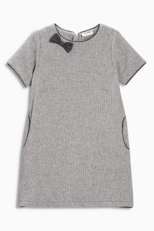 Grey Wool Blend Shift Dress (3-16yrs)